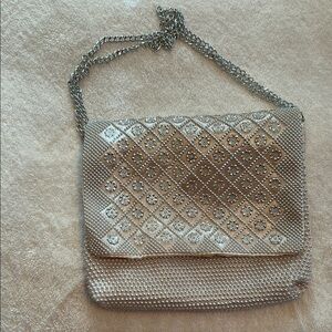 Elegant Silver Chain Bag